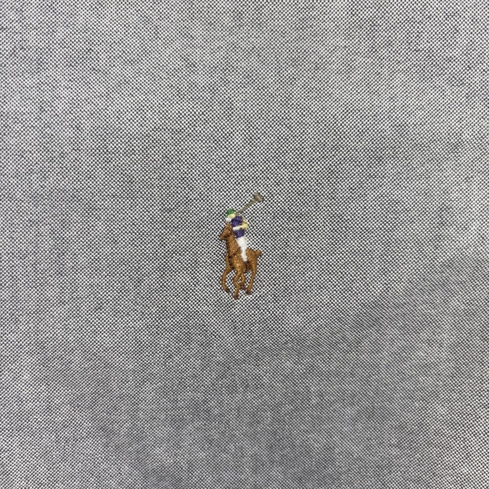 Polo Ralph Lauren Oxford Long Sleeve Button Down Up Shirt Flesh Pony Men’s Small - Picture 2 of 7